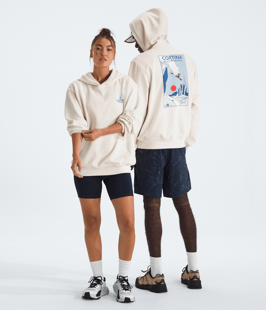 The North Face Popular | Unisex Mountain Celebration Relaxed Hoodie—Graphic