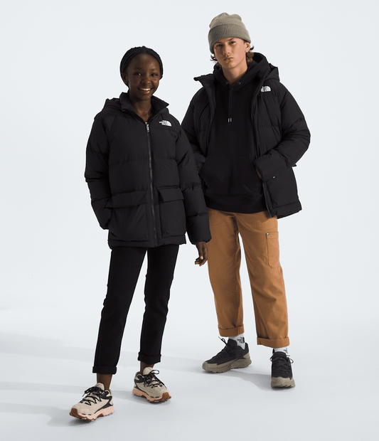 The North Face Essential | Boys’ & Girls’ North Down Fleece-Lined Short Parka
